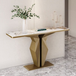 Mesas de consola estrechas de lujo modernas, muebles de <span class=keywords><strong>sala</strong></span> de estar, muestras de mesas de entrada doradas, <span class=keywords><strong>consolas</strong></span> - Product Image 2