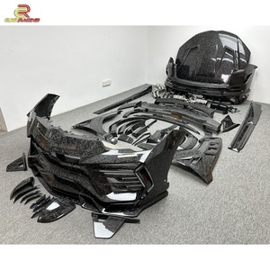ชุดแต่งตัวถังรถยนต์ MSY Style New Dry Forged Carbon Fiber Gen III ลายทวิลล์เงา สำหรับรถยนต์แลมโบกินี ยูรุส ประกอบด้วยฝากระโปรงหน้า กันชน สปอยเลอร์ บังโคลน และสเกิร์ตข้าง - Product Image 2