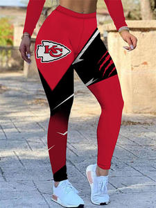 Venta caliente Nuevos estilos Mujer Leggings Personalizar Mujer Fútbol Equipo Deportes Mujer Leggings - Product Image 4