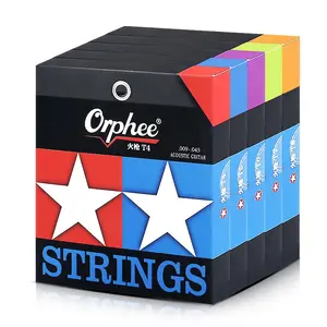 Orphee T4 Coating Gitarren zubehör Serie Phosphor Bronze Wicklungen Nano Akustik gitarren saiten