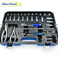 American Blue Dot Tools Set d'outils de réparation rapide pour voiture Pince à clé à douille 67 pièces Étui pour perceuse électrique portable