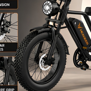 Vélo électrique tout-terrain à suspension intégrale de 20 pouces, double frein à disque, pour adultes, BK20, suspension intégrale de 20 pouces - Product Image 1