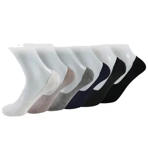 <span class=keywords><strong>Calcetines</strong></span> antideslizantes para <span class=keywords><strong>hombre</strong></span>, calcetín Invisible de bambú, transpirable, fino, de verano, venta al por mayor - Product Image 1