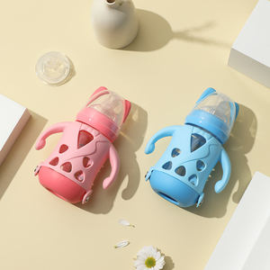 Garrafas biberón leche Agua potable sublimación viaje alto vidrio de borosilicato alimentación <span class=keywords><strong>Biberon</strong></span> para recién nacido - Product Image 4