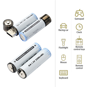 USB <span class=keywords><strong>1</strong></span>.5V Li-ion pin <span class=keywords><strong>AA</strong></span> 1500mwh 2500mwh Loại C nhanh chóng sạc 1000mAh pin có thể sạc lại pin - Product Image 6