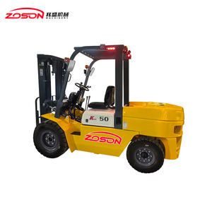 Заводская цена, Электрический вилочный погрузчик Zhaosheng, литиевый, 3-5 тонн, полностью гидравлический мини-погрузчик, 1070 мм, длина вилки для сидения - Product Image 2