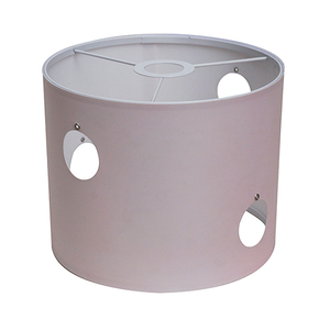 Hot bán hiện đại màu hồng PVC DIY Chụp đèn <span class=keywords><strong>kit</strong></span> handmade cán cạnh trống E27 treo trang trí cho sử dụng trong nhà - Product Image 1