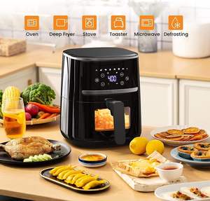 Large Capacity Electric <b>Deep</b> Digital Control Without Oil <b>Fryer</b> Oven Hot Air <b>Fryer</b> Product 7l 1350W Window Air <b>Fryer</b> for Home Use - Product Image 3