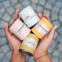 Impression personnalisée Emballage hermétique pour protéines de lactosérum Emballage en tube de papier de qualité alimentaire
