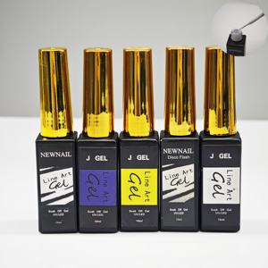 Esmalte de Uñas en Gel UV/LED 2024, 10 ml, Colores Básicos, Alta Pigmentación, Sin Necesidad de Limpiar, No Tóxico, para <span class=keywords><strong>Dibujo</strong></span>, Pintura y Arte de Uñas - Product Image 1