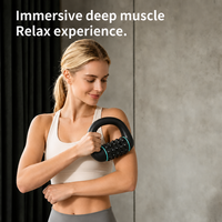 Masseur corporel électrique portable à rotation automatique, alimenté par USB, multi-balles, grande surface, massage profond des tissus musculaires pour tout le corps