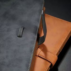 Libreta con Cubierta de Cuero Personalizada con Logotipo Grabado, Agenda con Tapa Blanda, Planificador, Artículos de Oficina con Cierre de Hebilla - Product Image 2
