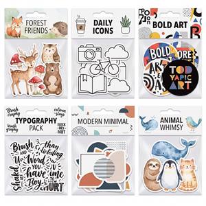 Paquete de Pegatinas Premium con Tarjeta de Presentación, Calcomanías de Vinilo Estéticas e Impermeables para Tiendas Minoristas, Proveedores Mayoristas de Regalos - Product Image 2