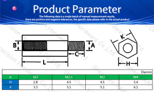 M2 M3 <span class=keywords><strong>M4</strong></span> M5 M6ทองเหลืองนิกเกิล Hex <span class=keywords><strong>Standoff</strong></span> หญิงชาย <span class=keywords><strong>Standoff</strong></span> สกรู PCB <span class=keywords><strong>Standoff</strong></span> Spacer สำหรับแป้นพิมพ์ - Product Image 6