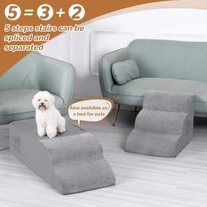 Hoge Kwaliteit Huisdier Klimladder Hond Trappen Voor Hoge Bedden Opvouwbare Hond <span class=keywords><strong>Ladder</strong></span> Trappen - Product Image 3