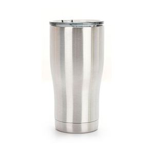 Vaso Térmico Contorneado de 40 oz con Acabado Mate Degradado, Tapa Abatible a Prueba de Fugas, para Café Helado y Camping - Product Image 3