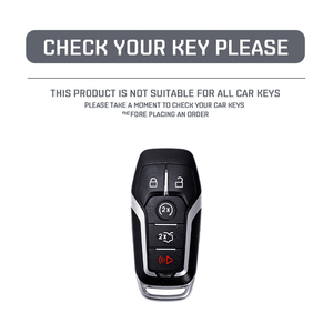 Étui pour clé de voiture à 5 boutons, accessoires de protection pour Ford Fusion F-150 Edge Explorer Mustang <span class=keywords><strong>Lincoln</strong></span> MKZ MKC Platinum F150 Lariat - Product Image 2