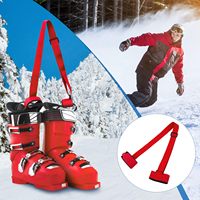 Sangle d'épaule réglable en EVA avec velcro pour le transport de skis, la plus vendue, de haute qualité, pour adultes, hiver, personnalisée, non-adaptée au transport de skis