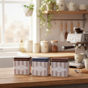 ชุดจัดเก็บโลหะสี่เหลี่ยม-80x120มม. (ชุด3) การออกแบบที่สง่างาม - Product Image 3