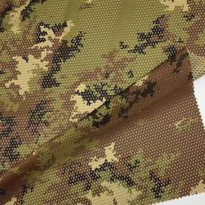 100% di <span class=keywords><strong>stampa</strong></span> mimetica personalizzata poliestere peso medio Ripstop tessuto a <span class=keywords><strong>rete</strong></span> a prova oleoso per la caccia maschera fodera per asciugamani - Product Image 2