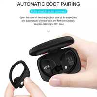 Écouteurs sans fil portables T16 Mini BT 5.0 avec crochet d'oreille, casque de sport et de jeu sans fil, modèle 2026, le plus vendu