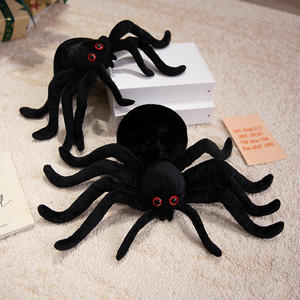 <span class=keywords><strong>Jouet</strong></span> animal en peluche fausse araignée noire vente de gros - Product Image 2