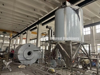 Sécheur par pulvérisation centrifuge rotatif automatique en acier inoxydable à haute efficacité pour le traitement continu du lait et du lait de coco