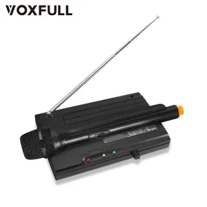 Voxfull DH-330 mikrofon sistemi sabit kablosuz Set el dinamik verici Mics PA Karaoke Dj parti