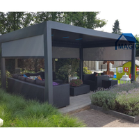 Kits de pergola de jardin de luxe à vendre, kits de pergola en aluminium à vendre, fabricant chinois de cabanes de jardin