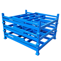 Étagère de rangement pour pneus de camion en acier robuste, pliable, empilable, avec surface enduite de poudre personnalisée, taille et couleur personnalisables, 3-4 niveaux