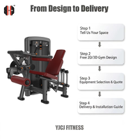 Machine à flexions de cuisses avec pile de poids sélectionnable, dossier réglable, rouleaux de cuisses, support assis, en acier, pour centre de fitness
