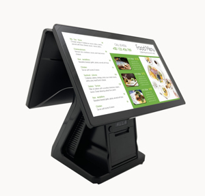 Màn hình kép tiền mặt đăng ký máy <span class=keywords><strong>Windows</strong></span>/<span class=keywords><strong>Android</strong></span> tất cả trong một hệ thống thiết bị đầu cuối <span class=keywords><strong>POS</strong></span> cho cửa hàng bán lẻ với máy in nhiệt - Product Image 3