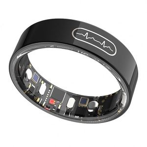 Anillo Inteligente CITICITY con Bluetooth 5.3, Monitor de Ritmo Cardíaco, Resistencia al Agua 5ATM IP68, Batería de 7-10 Días, Aplicación de Anillo de Salud, Rastreador Deportivo de Acero Inoxidable - Product Image 1