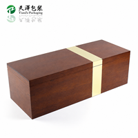 Boîte cadeau de luxe personnalisée en MDF pour bouteilles de vin, gravure laser, doublure en velours, design à charnière, couleur de finition personnalisable, insert pour bouteilles de vin