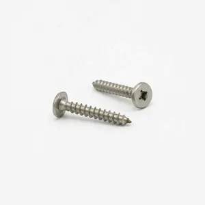 Stainless steel phillips pan cake head self tapping screw