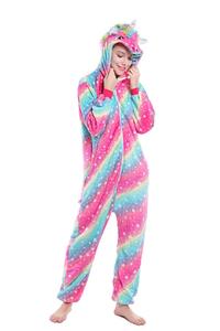 Tier Stram pler Flanell Fleece Pyjama Homes uit Kapuze und Footie Stram pler Pyjama - Product Image 2