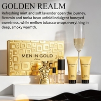 Coffret cadeau de parfum pour homme personnalisé, parfum boisé, ambré, lavande, tabac, longue tenue, OEM, eau de parfum