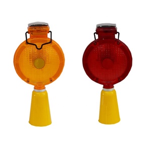Năng lượng mặt trời <span class=keywords><strong>LED</strong></span> Cảnh Báo Giao Thông Nhấp Nháy Đèn Barricade ánh sáng Cho An Toàn Đường Bộ - Product Image 2