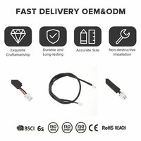 Kabel Harness Kustom dengan Pemasangan Tetap Konektor M12 dan Pita Pembungkus untuk Sistem Kontrol Excavator Industri dan PLC
