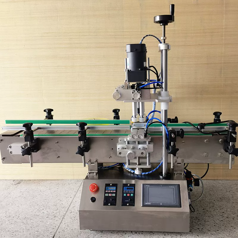 Trigger Capper Machine Small Desktop Trigger Cap Capper Plastic Glass Bottle Capping Machine ...