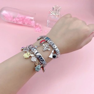 Bracelet à breloques italien Hapiship Fashion Original Daisy Mouse Horseshoe Christmas Sock, vente en gros de bijoux DJ169 - Product Image 2