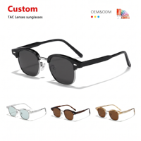 Lunettes de soleil sport unisexes tendance UV400, légères, à monture intégrale, polarisées, carrées, protection UV pour la pêche et le golf