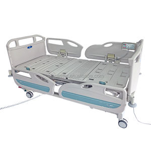 Больших размеров 5 дюймов ABS + стальная четырехколесная Больничная койка с центральным управлением, медицинская кровать с ручным управлением - Product Image 4