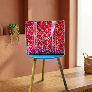 Bolsa de Viaje Reutilizable de Fin de Semana para Primavera/Verano, Personalizada, de Algodón, Color Sólido, Acolchada, con Cierre, para el Hombro, con Bolsillos, para Mujer - Product Image 2