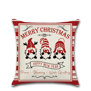 ปลอกหมอนตกแต่งคริสต์มาสลายต้นสนคริสต์มาสปลอกหมอนอิงสำหรับตกแต่งบ้านดีไซน์ตามสั่ง - Product Image 3