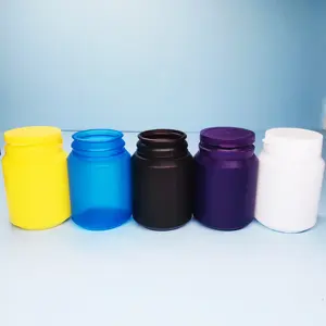 30ml 40ml 50ml 100ml 200ml 275ml Chewing Gum Bottle Candy Jar Pill Bottle Customized Color With Tear Off Cap