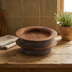 Proveedor indio Bandeja de comunión de madera de Estilo Vintage para servir comida y vasos disponible para exportación a precio asequible - Product Image 2