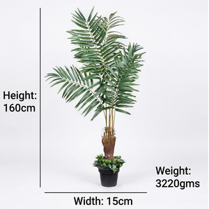 <b>Artificial</b> Areca <b>Palm</b> Plant Real Touch Tropical Indoor Decorative Potted Plant for Home Office Hotel Decor - Product Image 3