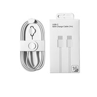 Câble Type-C vers Type-C 60W 1m/2m pour iPhone, chargeur Type-C pour iPhone, câbles de données pour iPhone, Samsung, Xiaomi