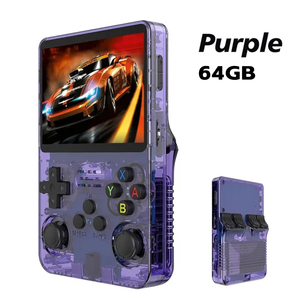 <span class=keywords><strong>Console</strong></span> de jeu vidéo portable rétro P R36S, système Linux, écran IPS de 3,5 pouces, lecteur vidéo de poche portable R35s Pro, 128 Go de jeux - Product Image 6